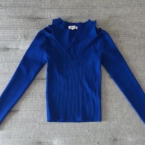 Steve Madden Royal Blue Long Sleeve Top